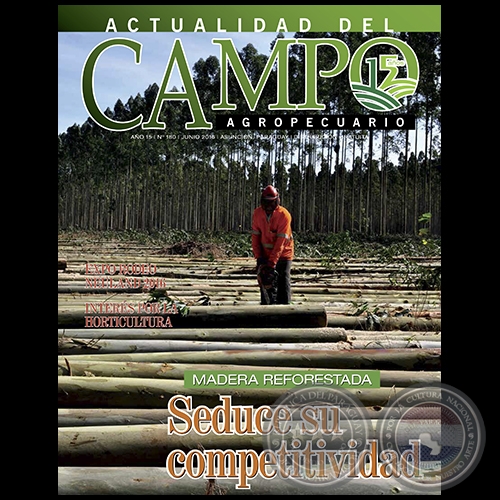 CAMPO AGROPECUARIO - AÑO 15 - NÚMERO 180 - JUNIO 2016 - REVISTA DIGITAL